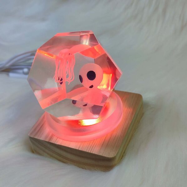 RGB LED šviestuvas –  diorama "Vaiduoklis ir medūza" - Image 3