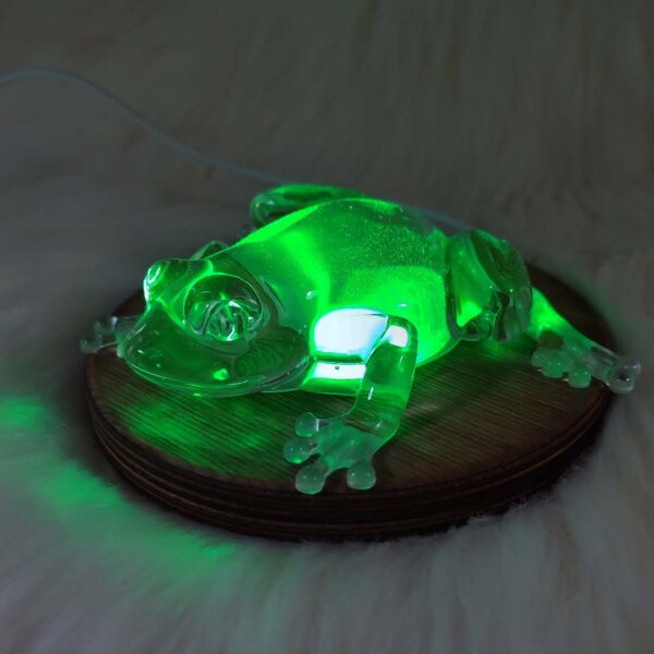 RGB LED šviestuvas - statulėlė "Varlius" - Image 3