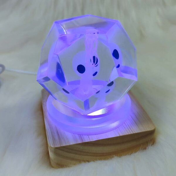 RGB LED šviestuvas –  diorama "Vaiduoklis ir medūza" - Image 4